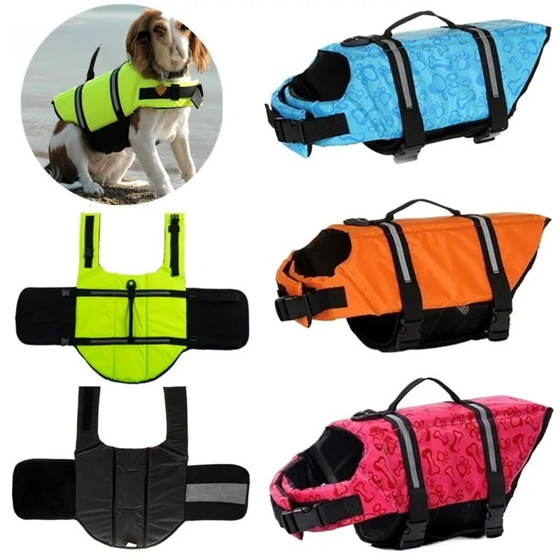 Dog Life Jacket - Summer Dog Life Jacket Reflective Adjustable