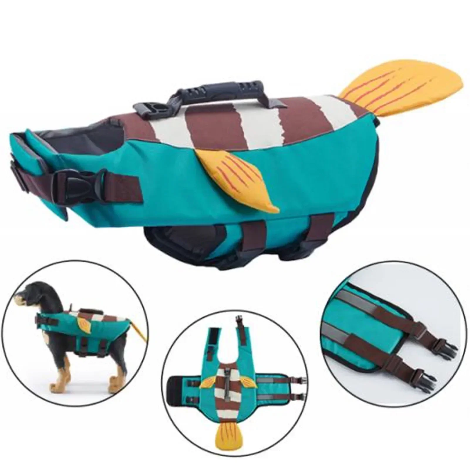 Dog Life Jacket - Summer Dog Swimsuit Waterproof Puppy Life
