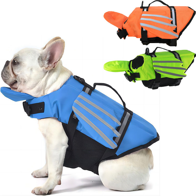 Dog Life Jacket - Dog Life Jacket Reflective Adjustable Summer