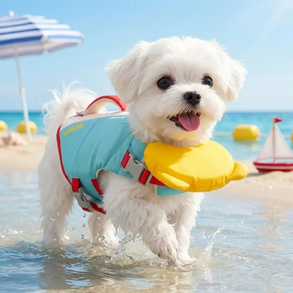 Dog Life Jacket - Strong Buoyancy Dog Life Jacket Waterproof