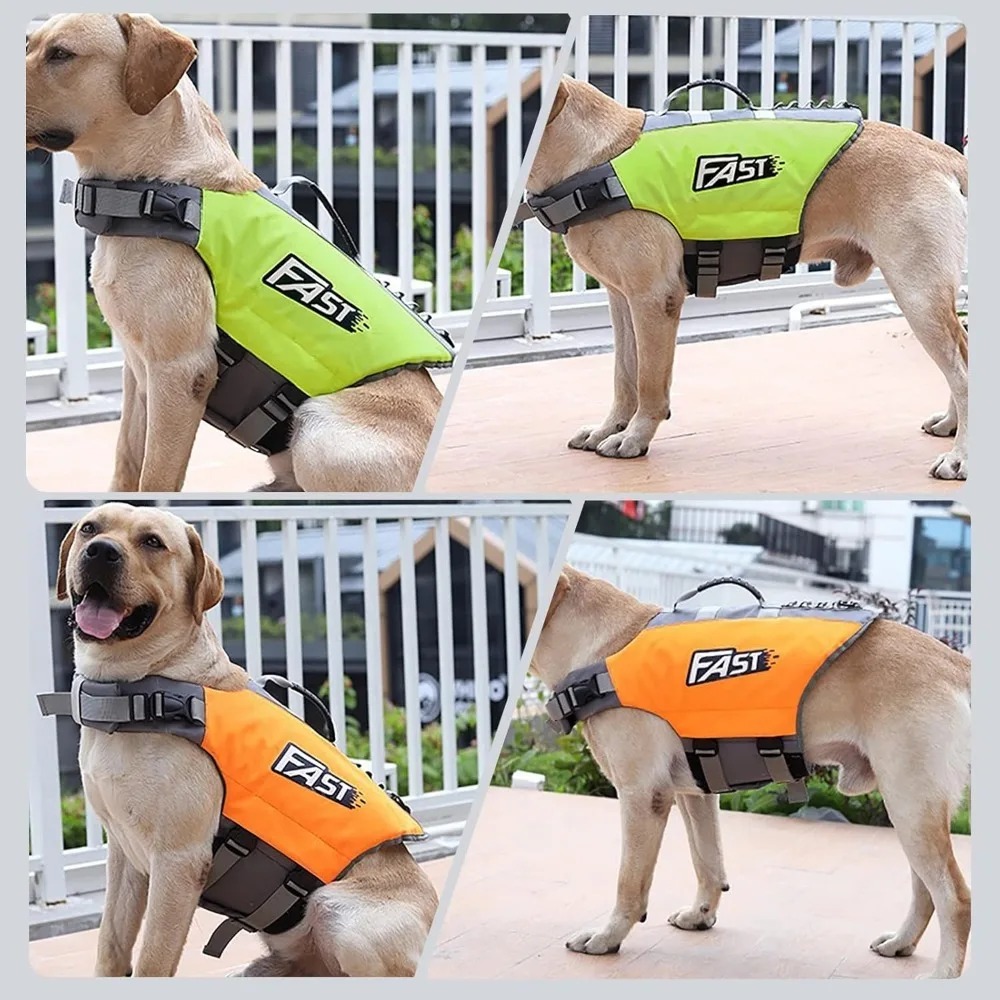 Adjustable Pet Swimming Life J - Dog Life Jacket ulasan dan harga