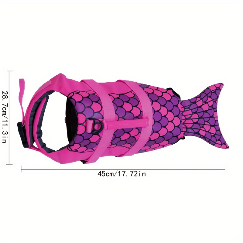 Shark/Mermaid Dog Life Jacket  - Dog Life Jacket ulasan dan harga