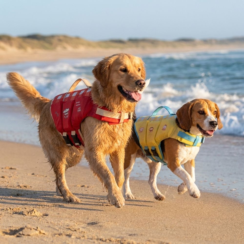 Waterproof Dog Life Jacket Adj - Dog Life Jacket ulasan dan harga